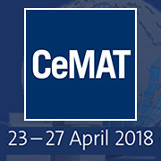 23. April bis zu 27. April, CeMat 2018, Hannover, Halle 026 Stand L17